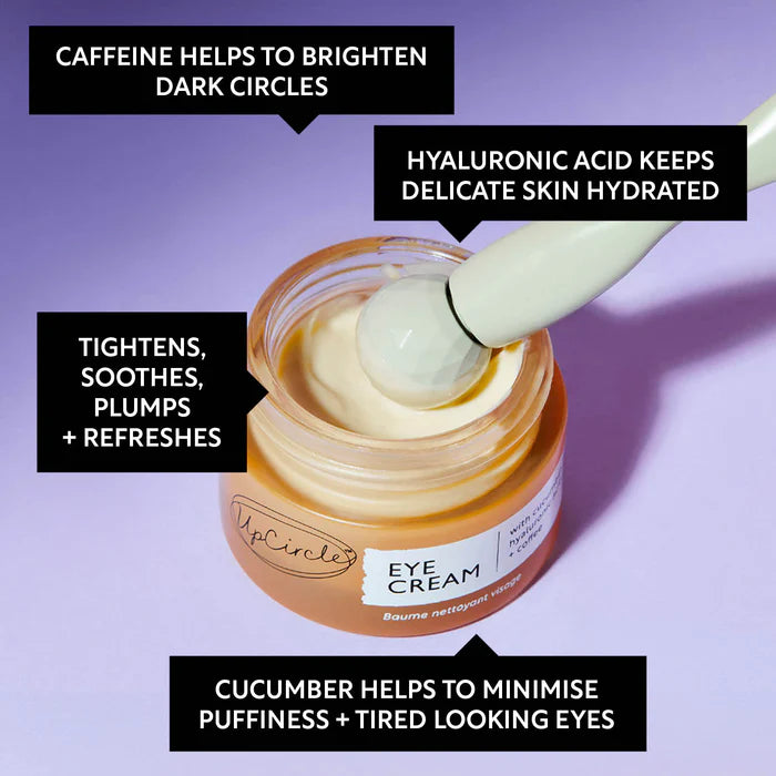 REFILL Eye Cream with Hyaluronic Acid + Coffee by UpCircle