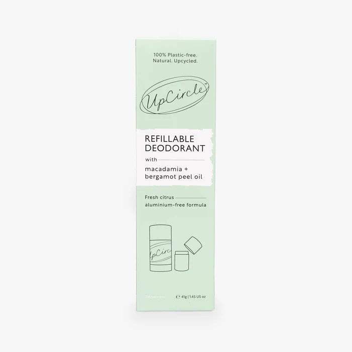 Refillable Deodorant with Macadamia + Bergamot