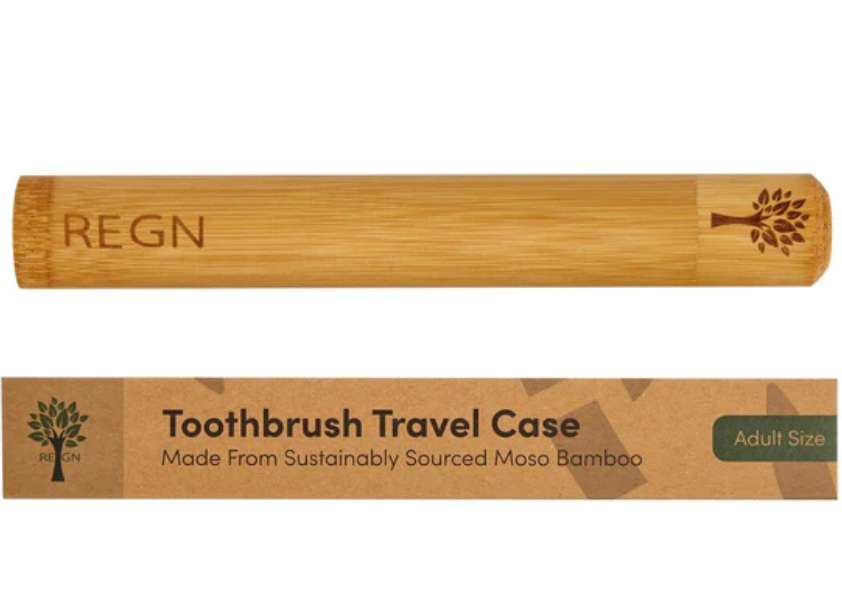 Bamboo Toothbrush Case