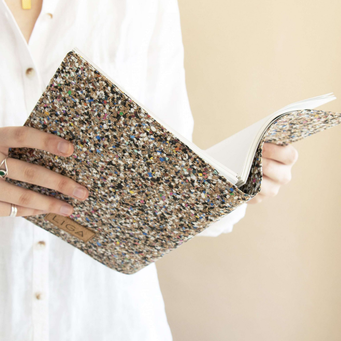 Eco Notebook A5 Refill + Cover | Beach Clean by Liga