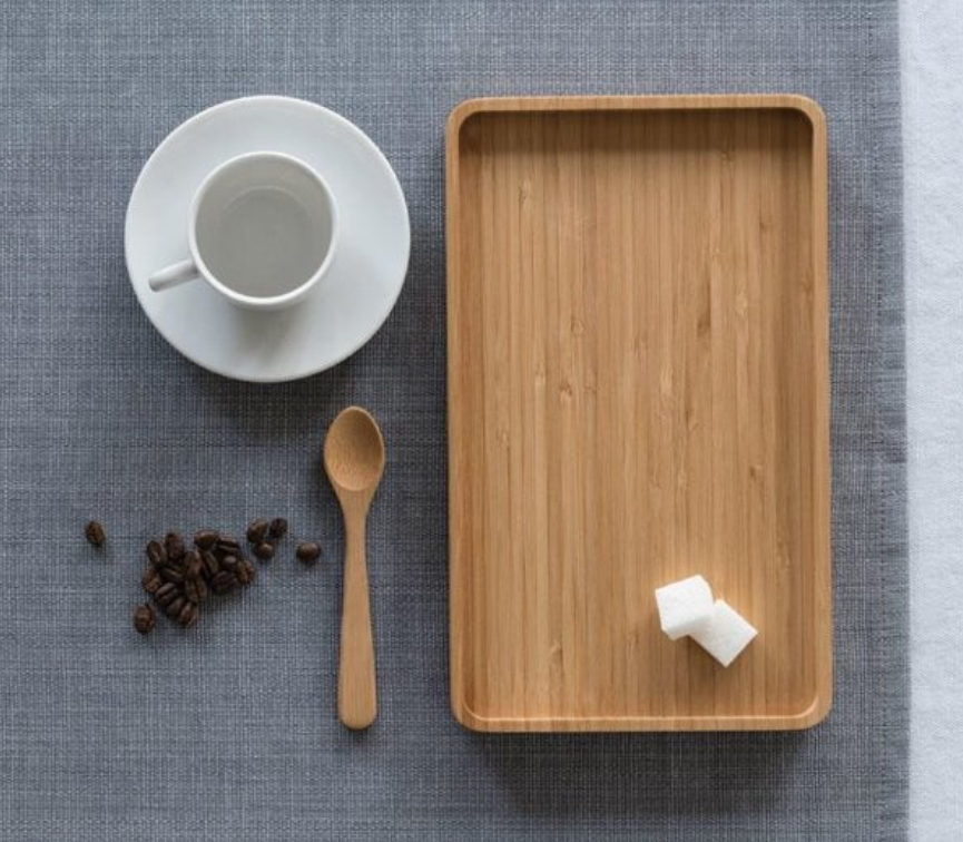 Bamboo Serving Tray – Rectangle SMALL
