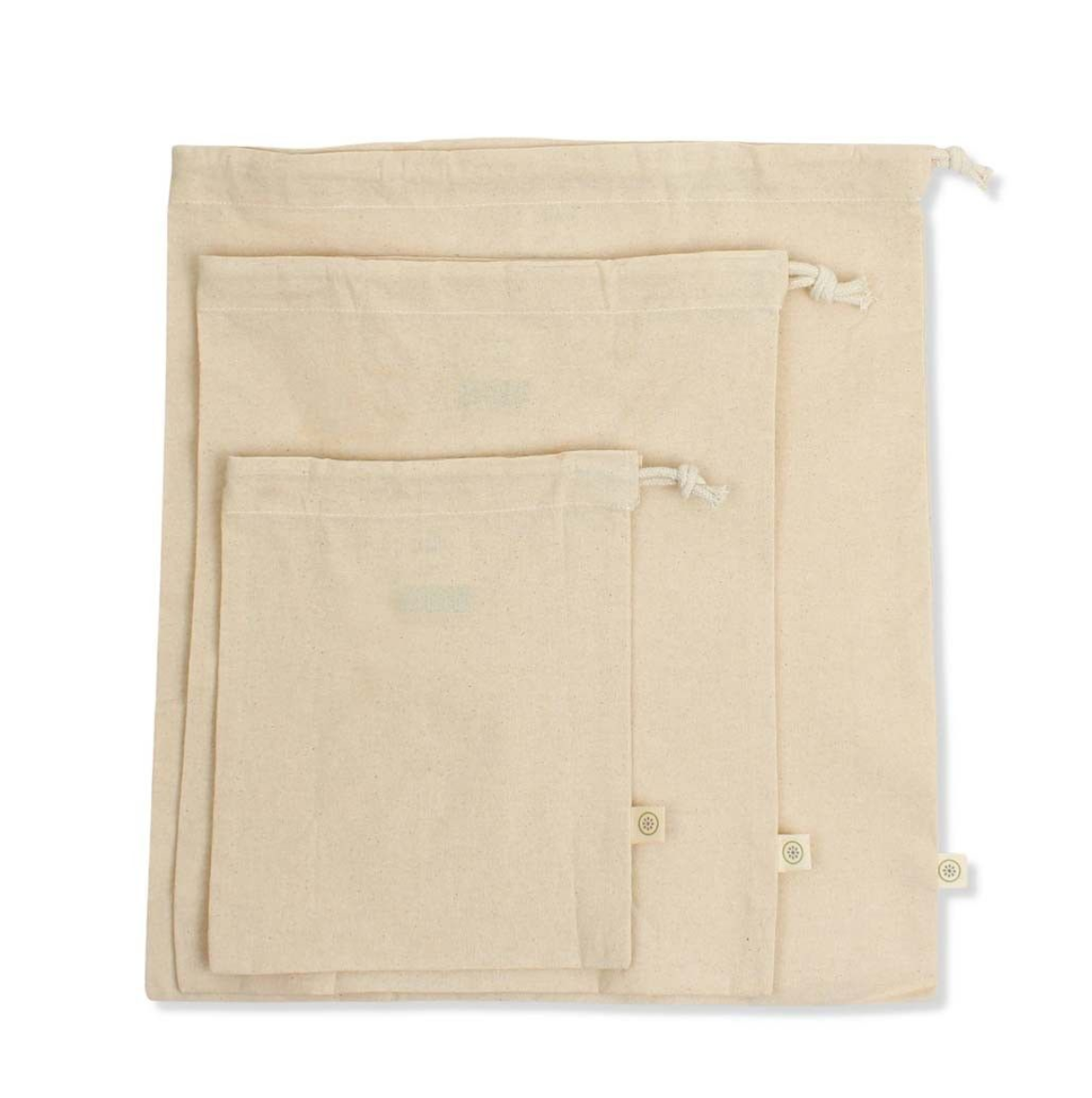 3 Pack Recycled Cotton Produce Bag SGP034