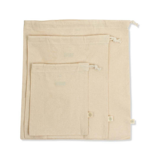 Recycled Cotton Produce Bag – Variety Pack of 3