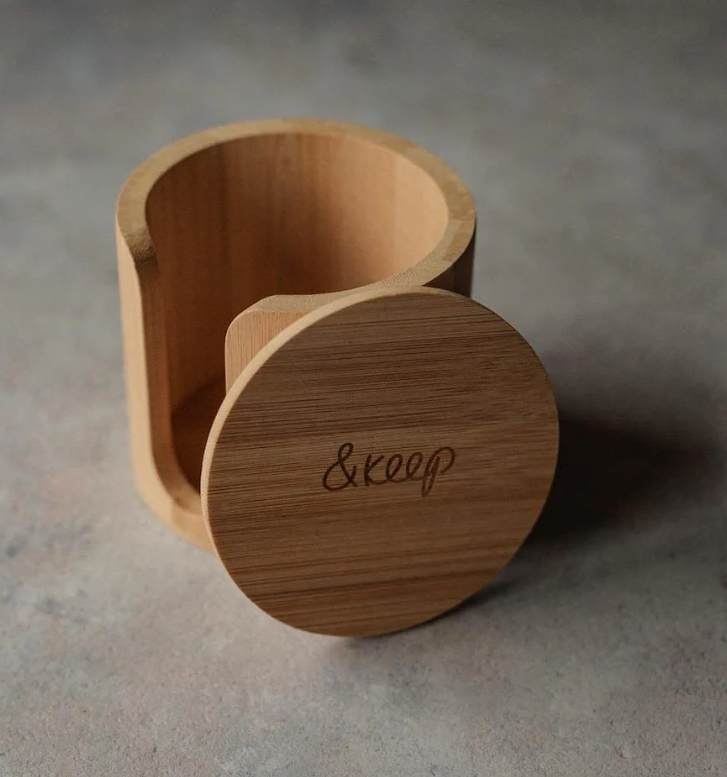 Bamboo Storage Box for Make-up Wipes