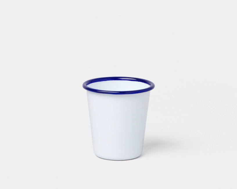 Tumbler White Blue FAL-TUM-BW-UK - Falcon Enamelware