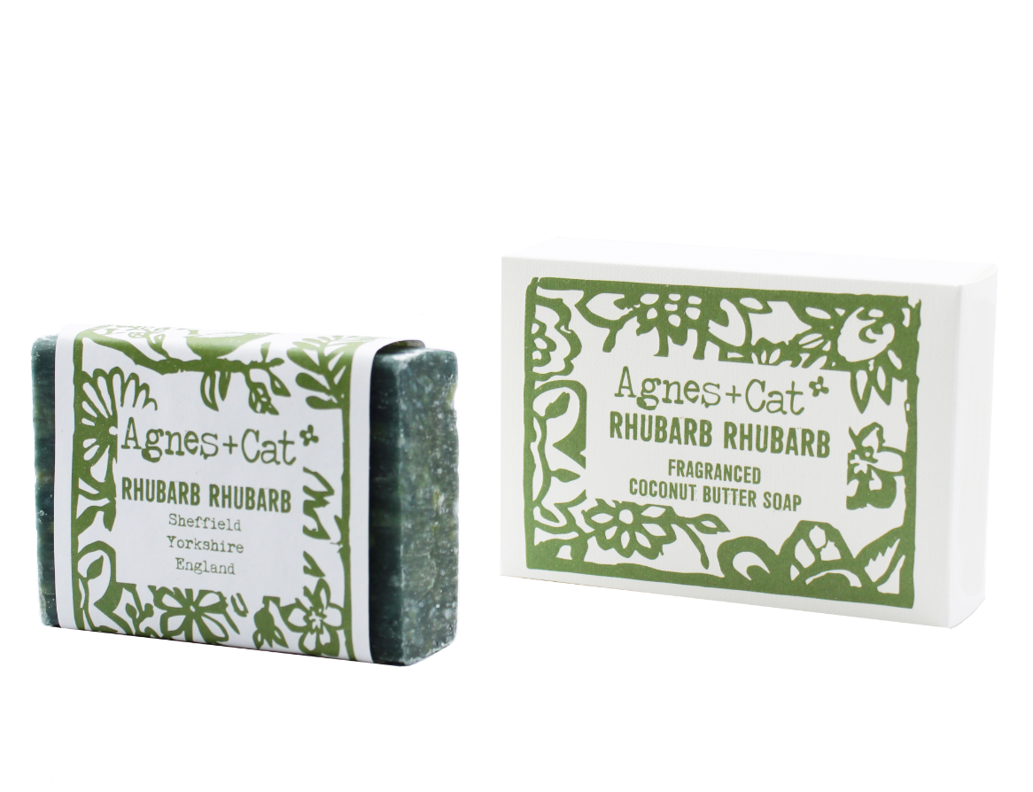 140g Coconut Butter Soap - Rhubarb Rhubarb ACHS-14