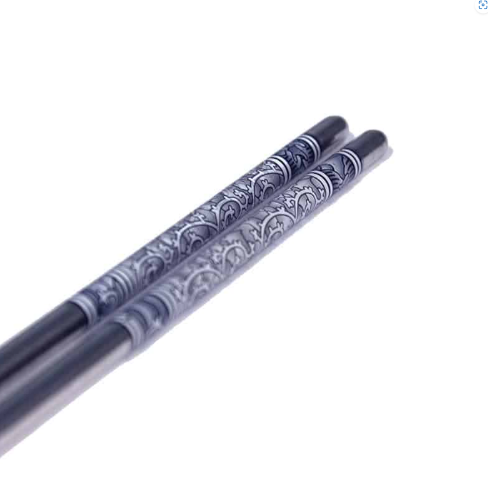 Hollow Stainless Steel Chopsticks - 1 Pair