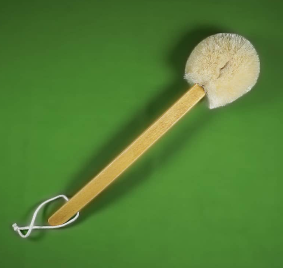 Sisal Wooden Handle Back Brush