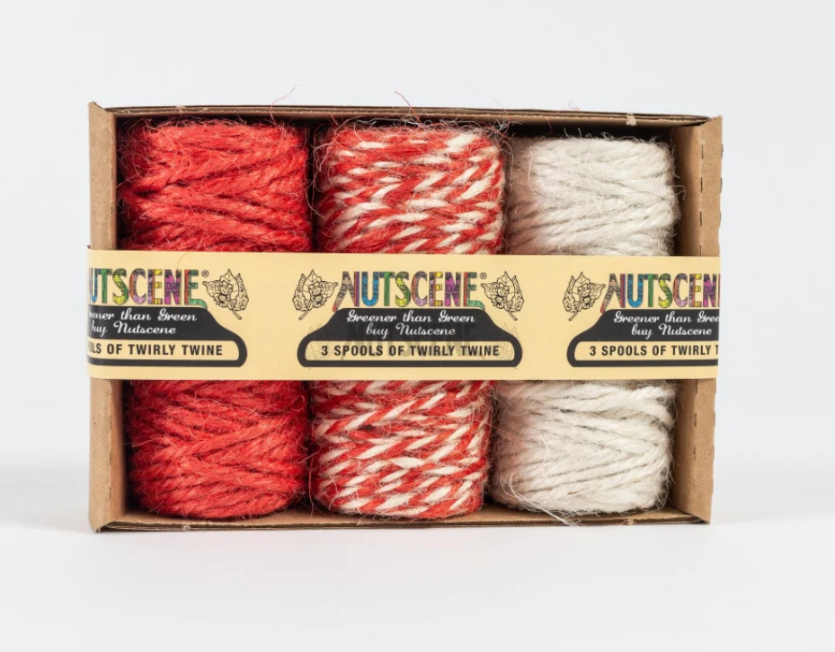 Twirly Twine Red/White - 3 pack