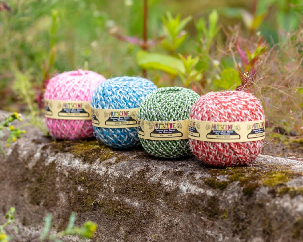 Twirly Twine 75m Green/White - Nutscene