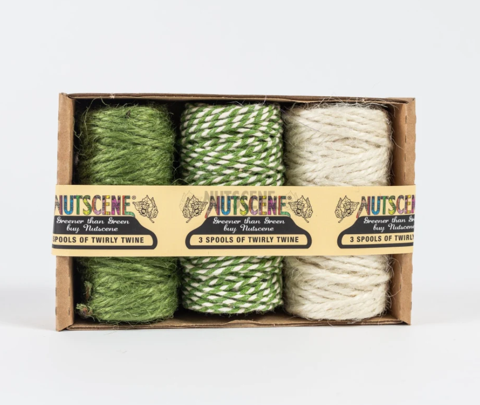 Twirly Twine Green/White - 3 pack