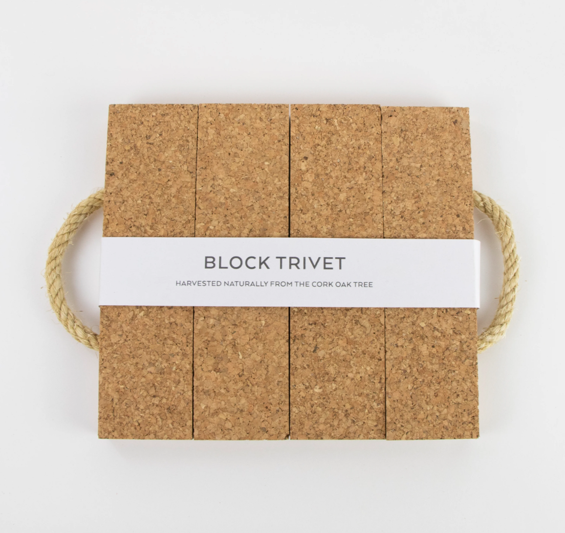 Natural Cork Trivet with Rope  by Liga