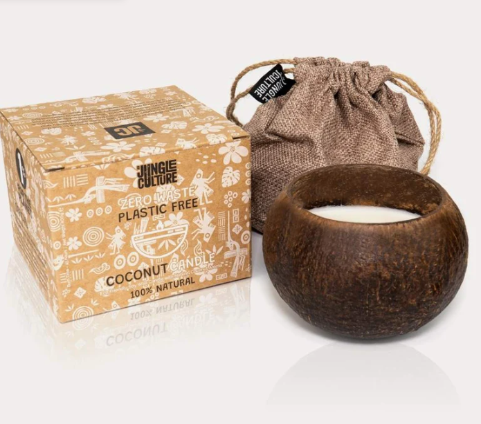 Jungle Culture Coconut Shell Candle - various scents