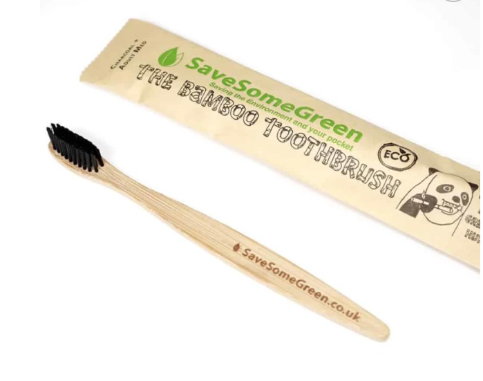 Bamboo Toothbrush with Medium Bristles - Adult by Save Some Green