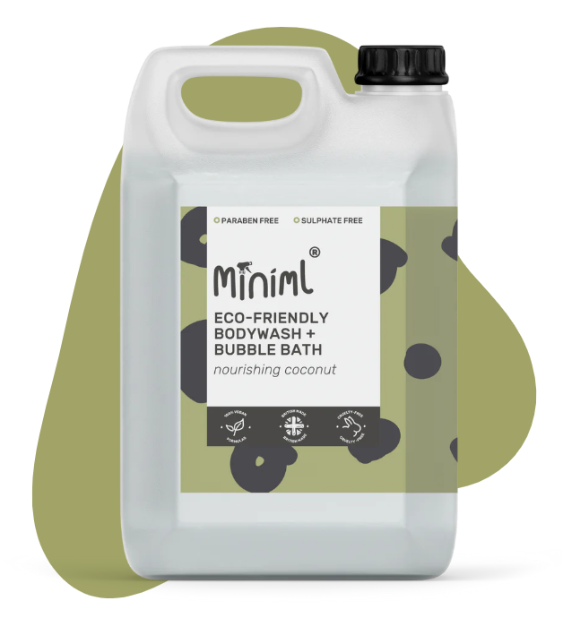 READY FILLED Body wash / Bubblebath in 5l container - various scents by Miniml