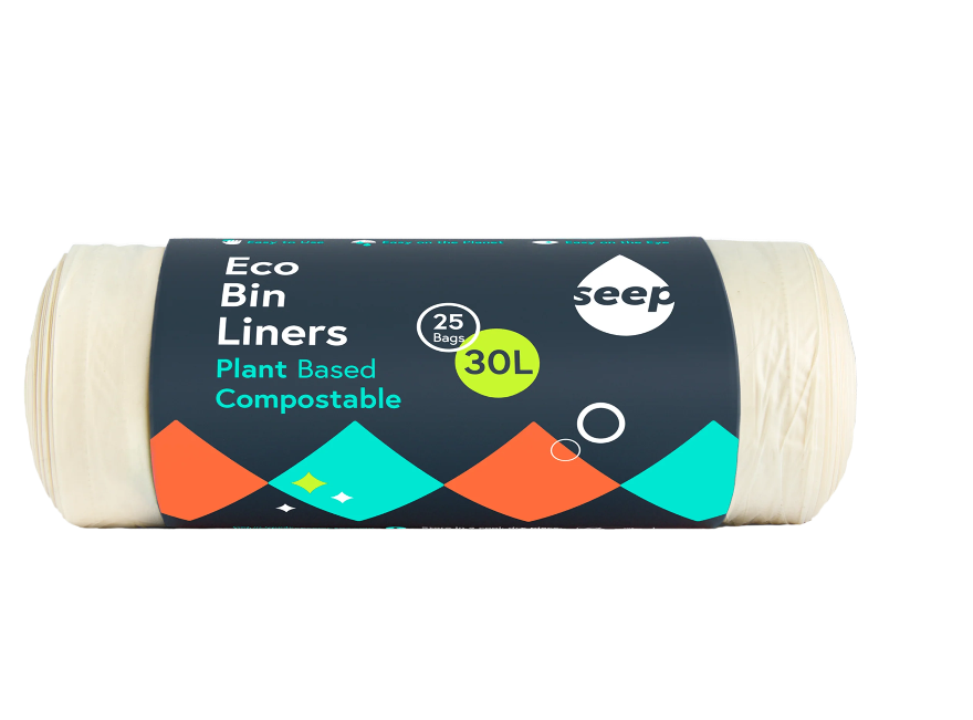 Compostable Bin Liners (30L) 25 Bags per Roll by SEEP