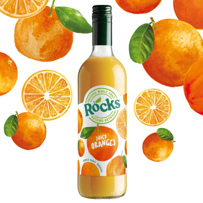 Orange Fruit Juice Cordial by ROCKS
