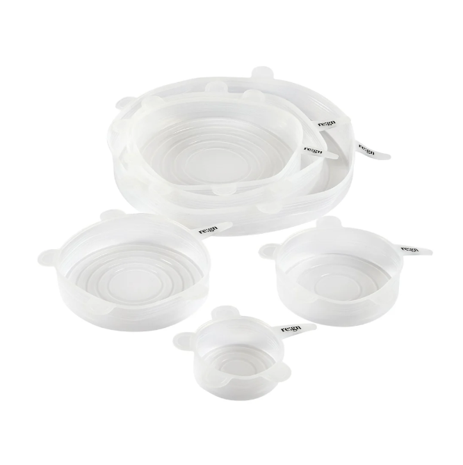 Reusable Silicone Lids - Set of 6 by Re:gn