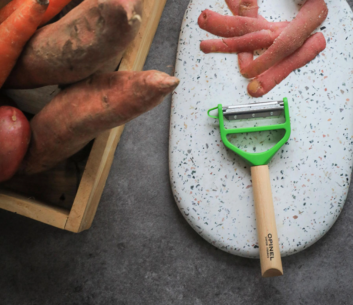 T-Duo Wooden Peeler - by Opinel