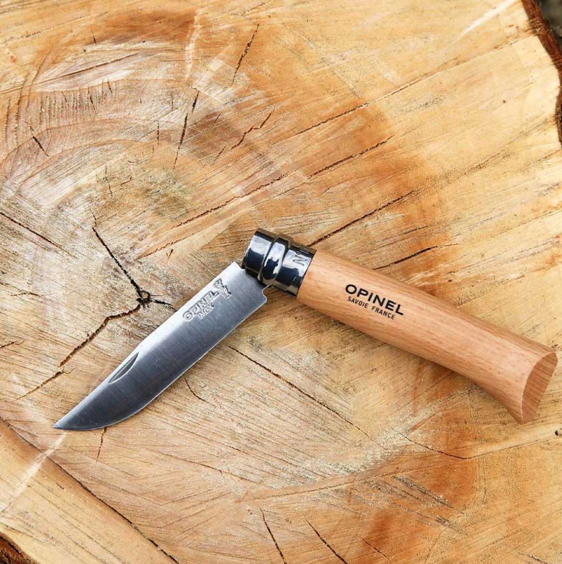 N°08 Classic Original Pocket Knife - Stainless Steel - by Opinel
