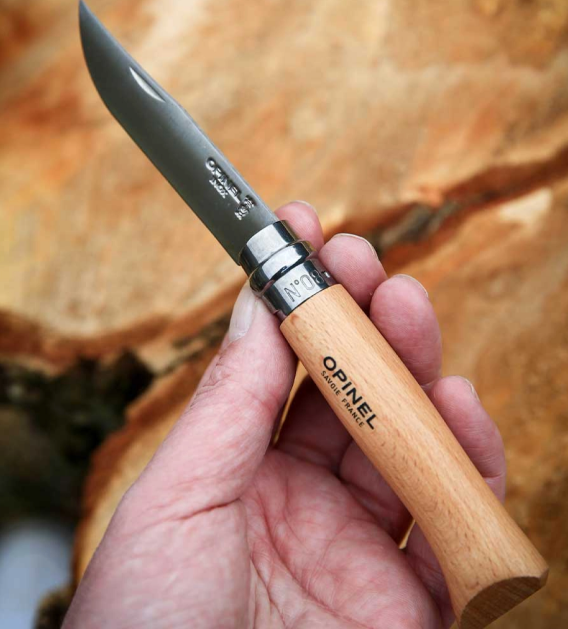 N°08 Classic Original Pocket Knife - Stainless Steel - by Opinel
