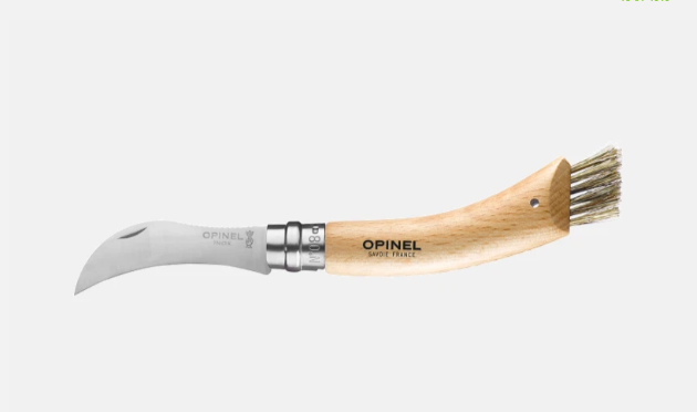 N°08 Mushroom Knife - Stainless Steel - by Opinel