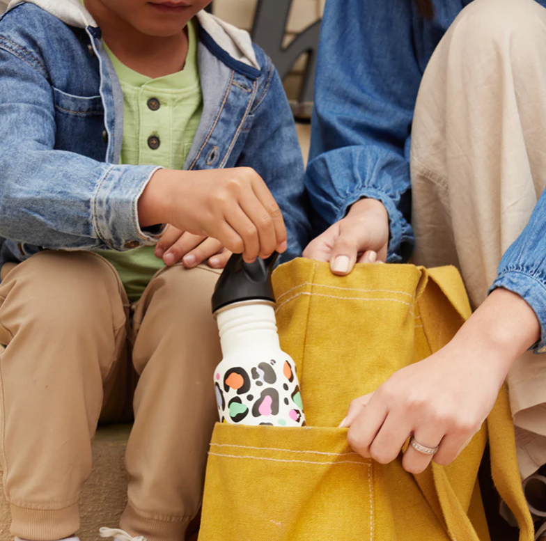 Kid Kanteen Single Wall Bottle with Flip Cap - 355ml - in various designs by Klean Kanteen