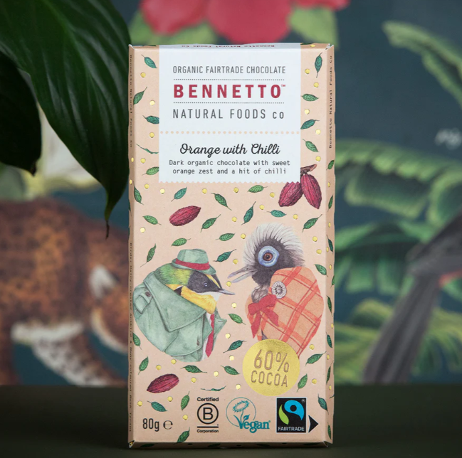 Bennetto Chocolate Bars 80g- Various flavours by Bennetto
