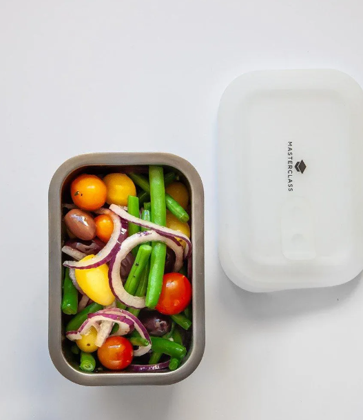 750ml Stainless Steel Food Storage Container with Lid - by Masterclass