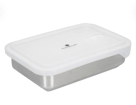 1300ml Stainless Steel Food Storage Container with Lid - by Masterclass