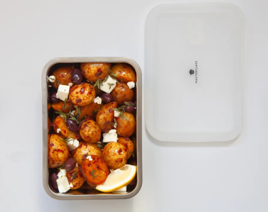 1300ml Stainless Steel Food Storage Container with Lid - by Masterclass