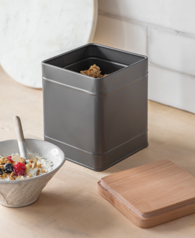 Large Borough Canister - White or Charcoal