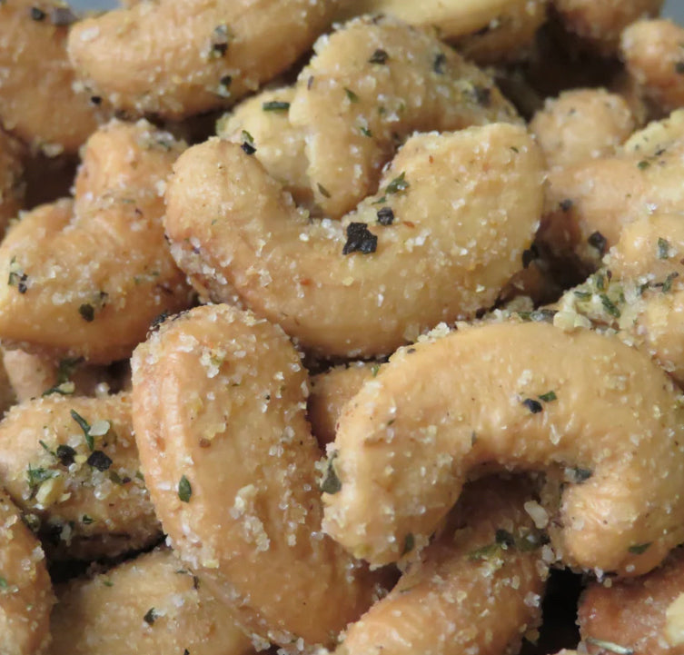 Cashews - Garlic & Herb Coated