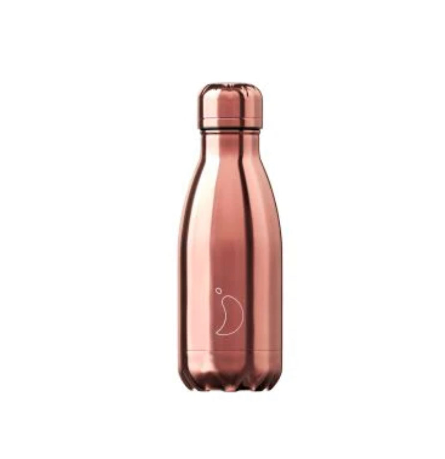 Chilly Bottle 260ml CHROME/PATTERED