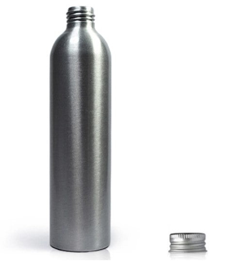 Aluminium 250ml bottle w/pump