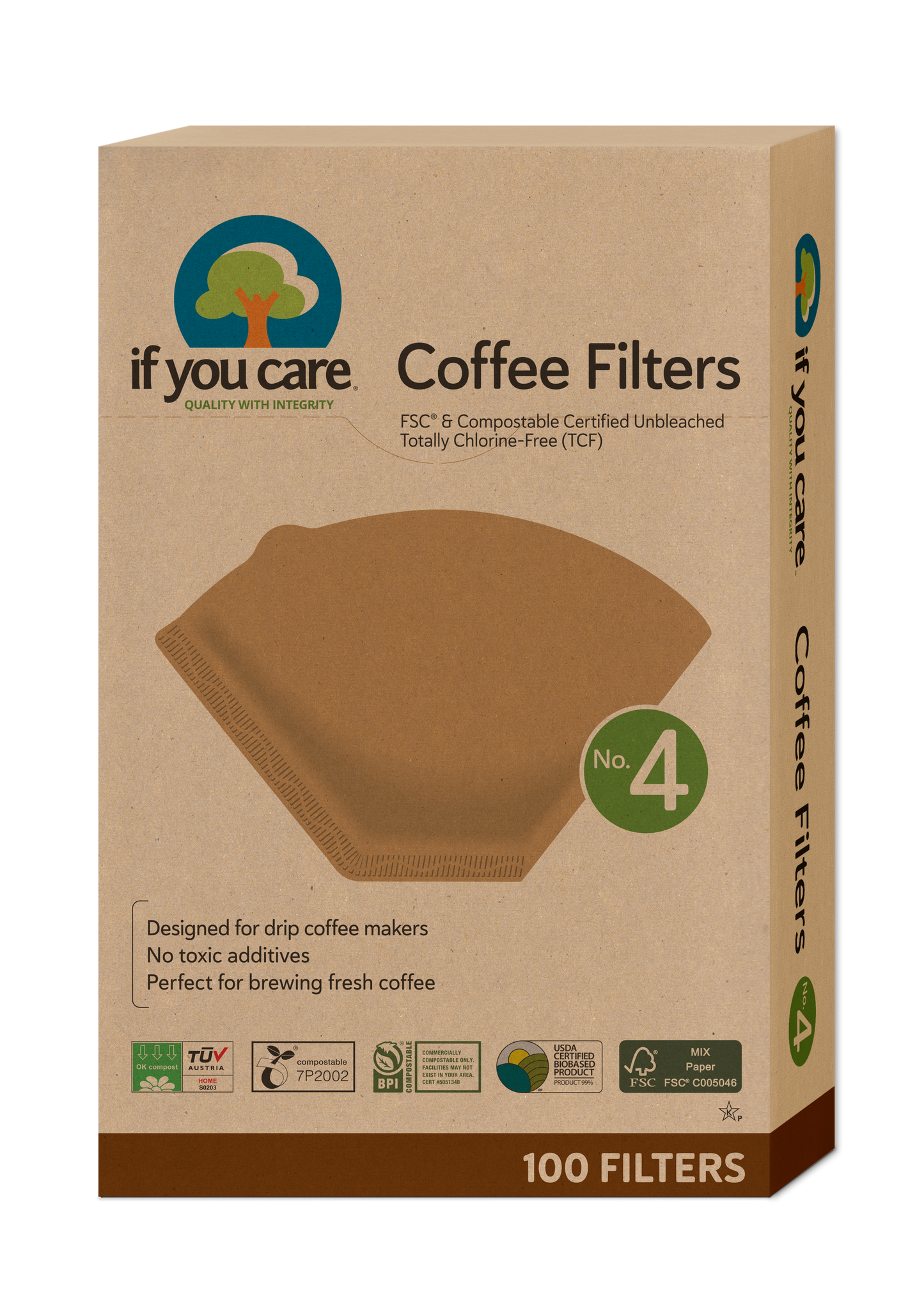 Coffee Filter No 4 - If You Care