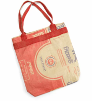 Red Turtle Upcycled Cement Bag
