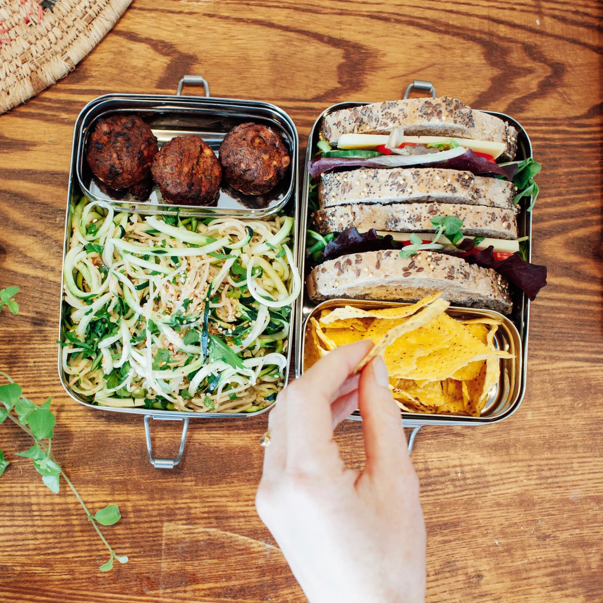 Lunch Box 2 in 1 Elephant Box
