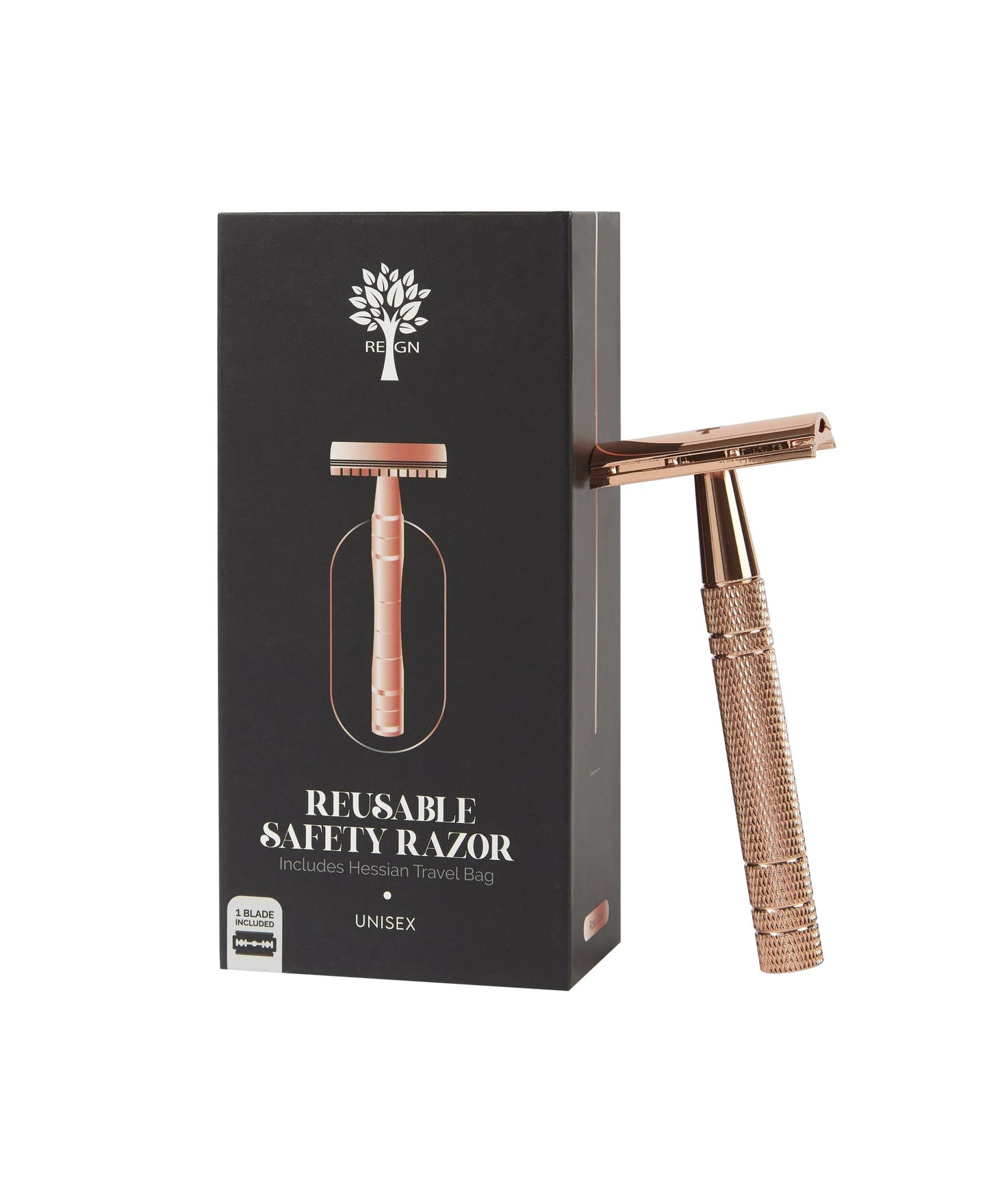 Jungle Culture Safety Razor - Rose Gold or Metallic Black