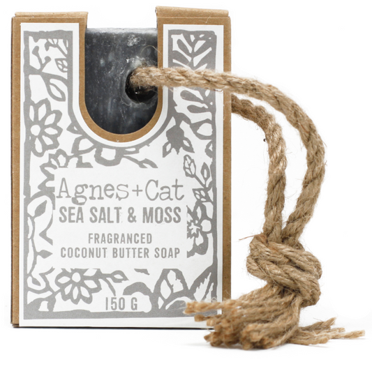 Agnes+Cat - Coconut Butter Soap on a rope - Seasalt and Moss