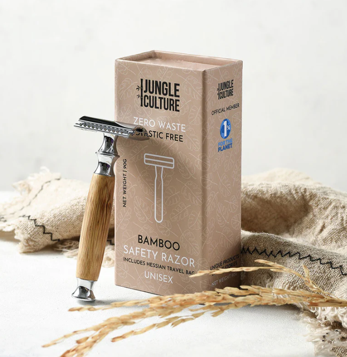 Jungle Culture Bamboo Safety Razor - various colours