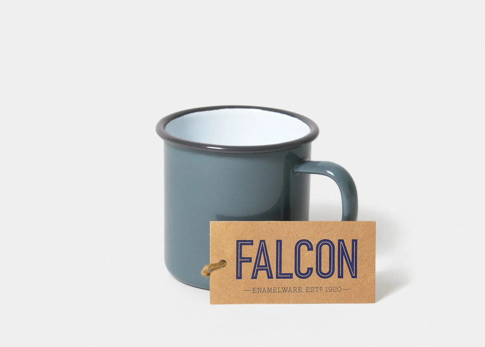 Mug Grey by Falcon Enamelware