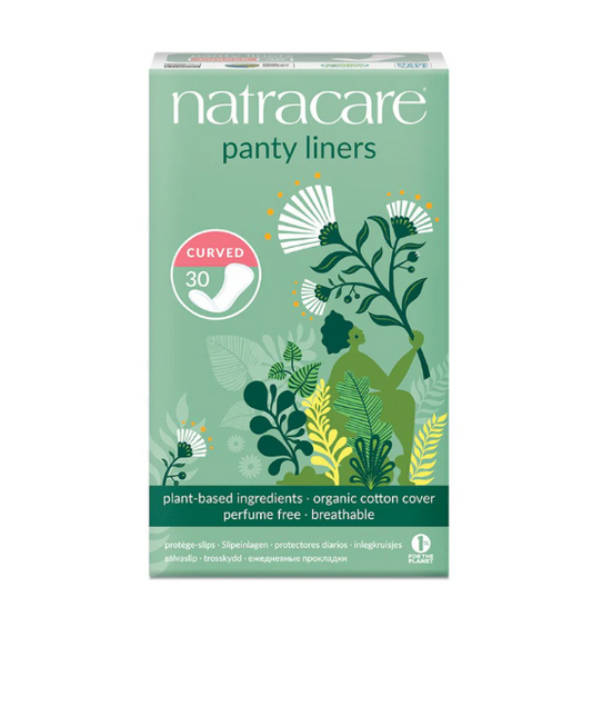Panty Liners (Curved) - Pack of 30 by Natracare