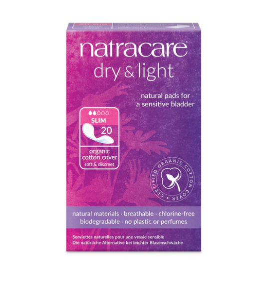 Dry & Light Incontinence Pads (Slim) - Pack of 20 by Natracare