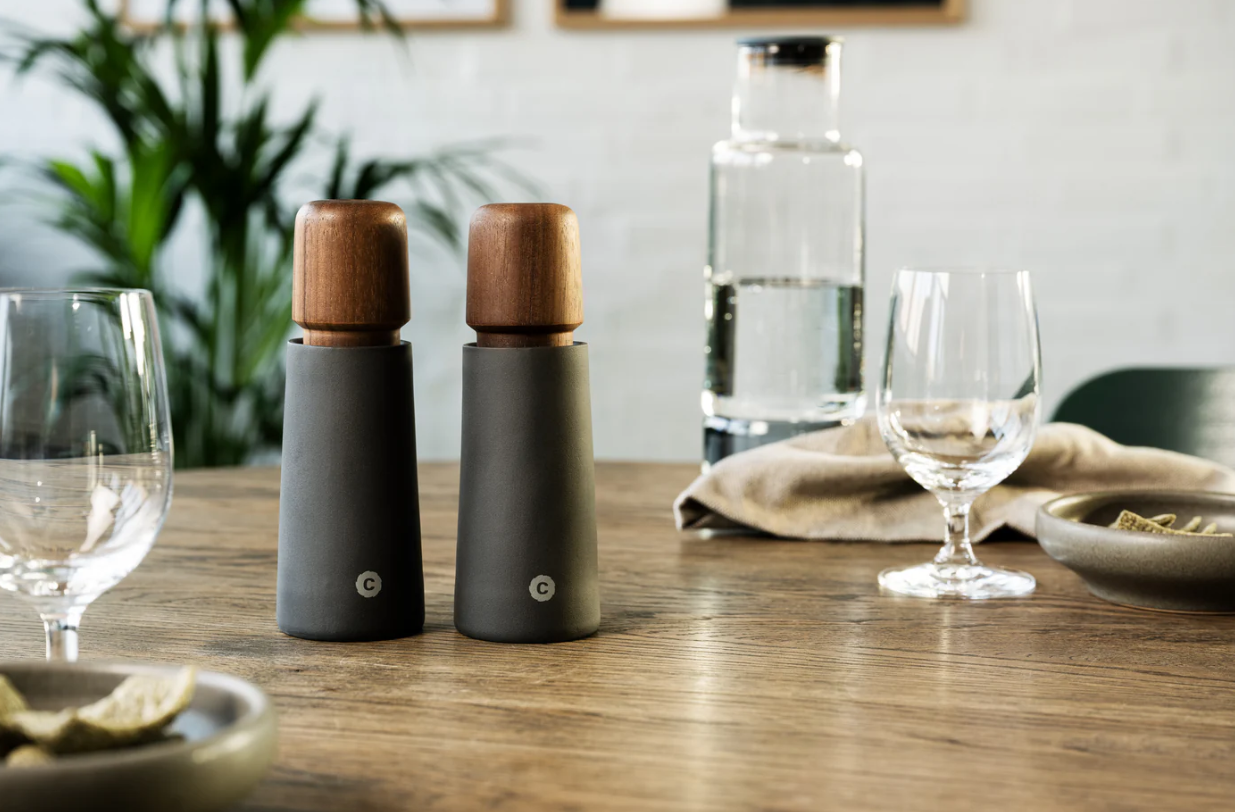 Stockholm Black Porcelain Grinder 17cm by Crushgrind