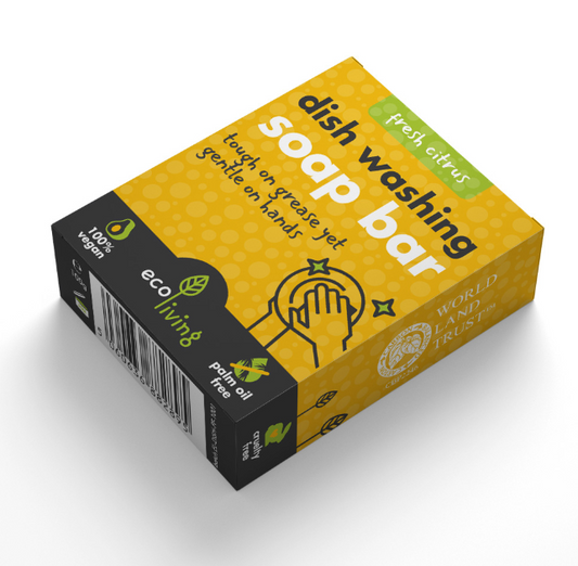 Dish Washing Soap Bar - Fresh Citrus Scent 200g by Eco Living