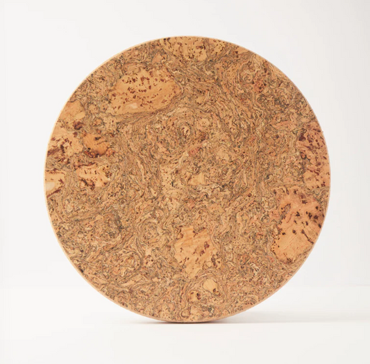 Patterned Natural Cork Trivet - Medium by Liga