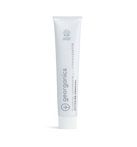 Toothpaste TUBE with Hydroxyapatite - Activated Charcoal (120ml) by Georganics