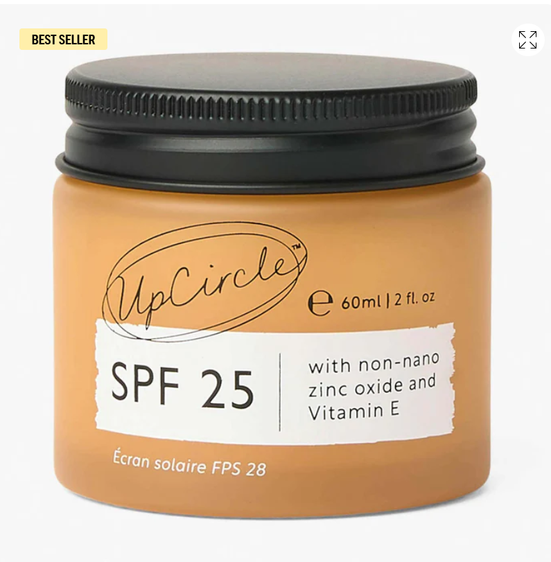 UpCircle SPF 25 Mineral Sunscreen 60ml