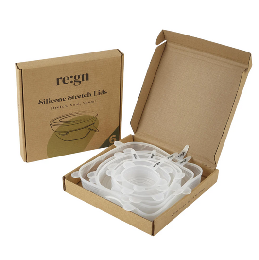 Reusable Silicone Lids - Set of 6 by Re:gn